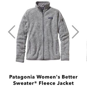 Patagonia women’s grey full zip-up